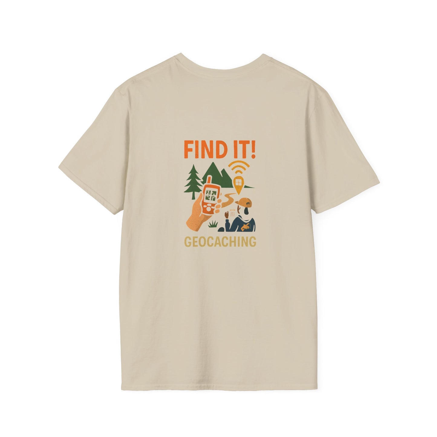 Unisex T-Shirt - Geocaching Find It! (2-sided graphic)