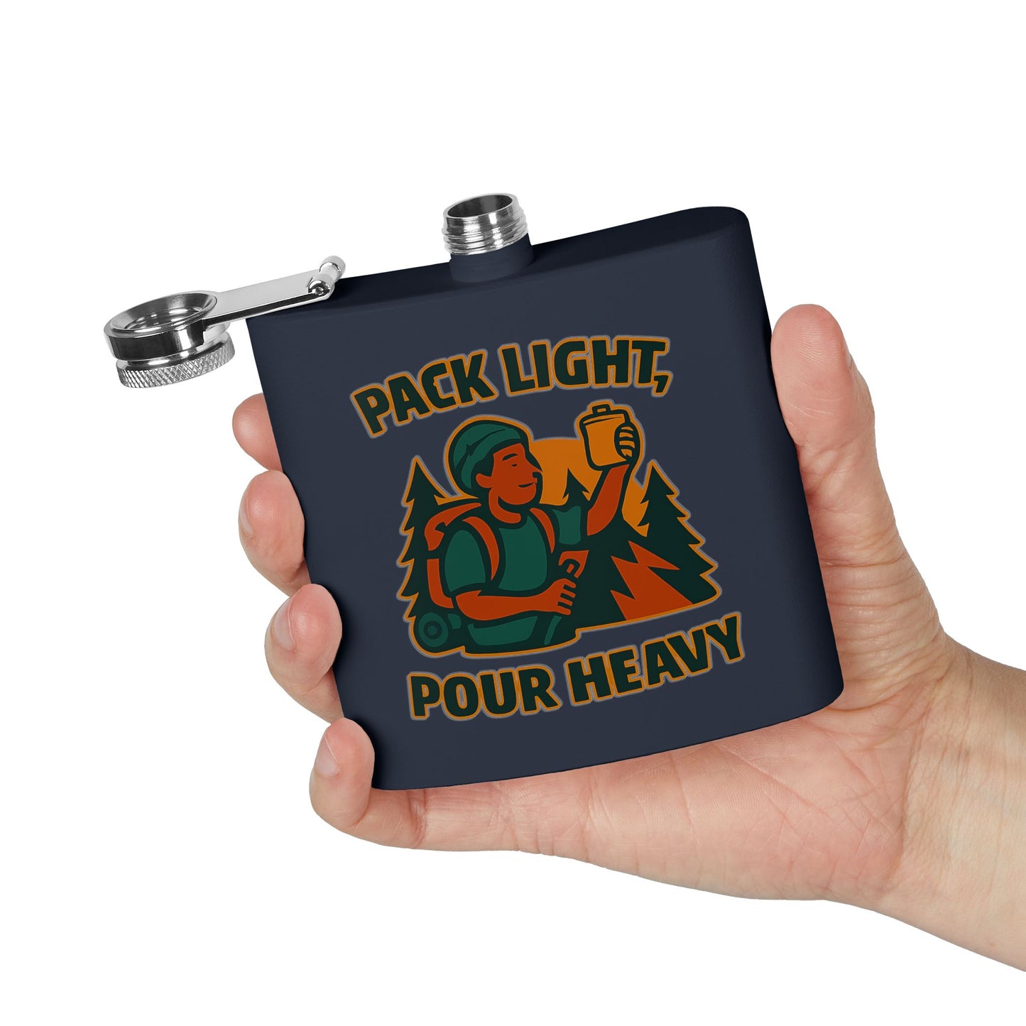 Hiking Flask - Pack Light Pour Heavy