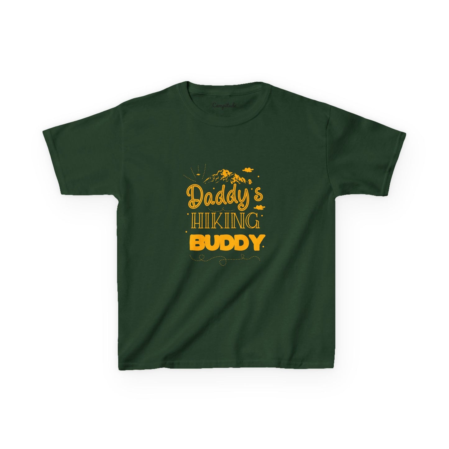 Kids Heavy Cotton™ T-Shirt - Daddy's Hiking Buddy