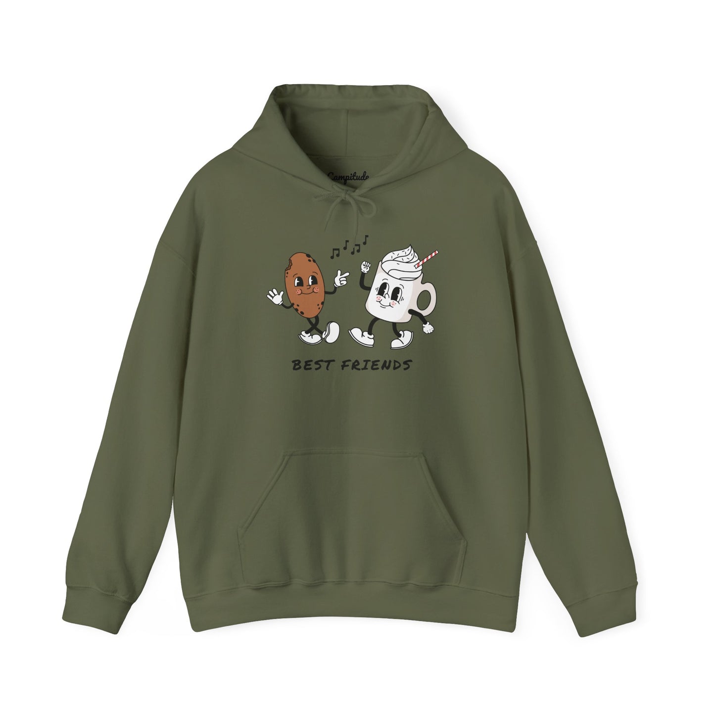 Unisex Hoodie - Best Friends Cookie & Coffee