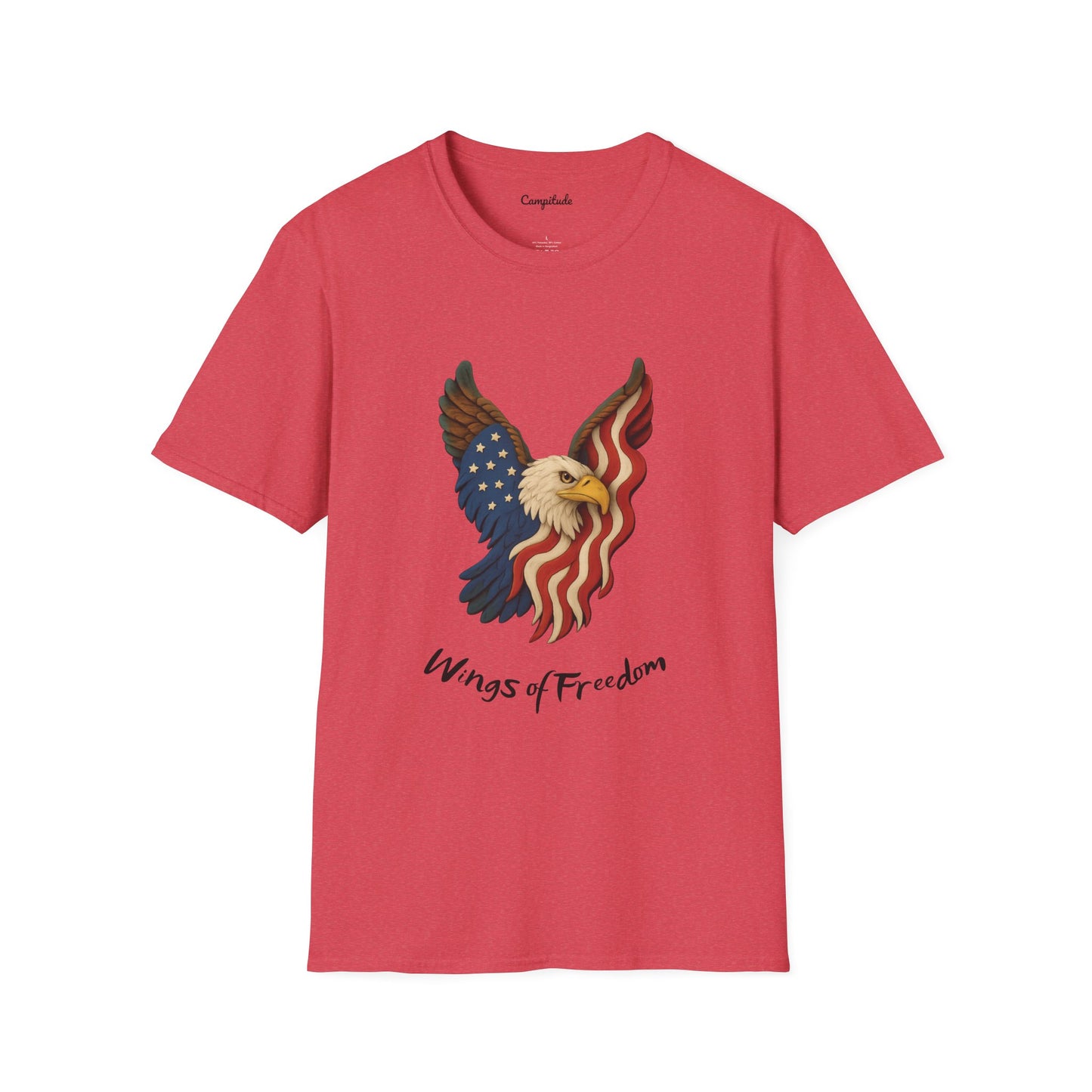 Unisex T-Shirt - (Eagle) Wings of Freedom