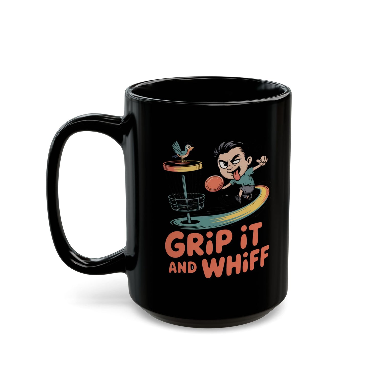 Ceramic Coffee Mug - Grip It and Whiff