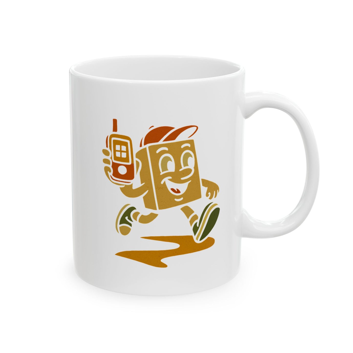 Ceramic Coffee Mug - Find It! Geocache Character