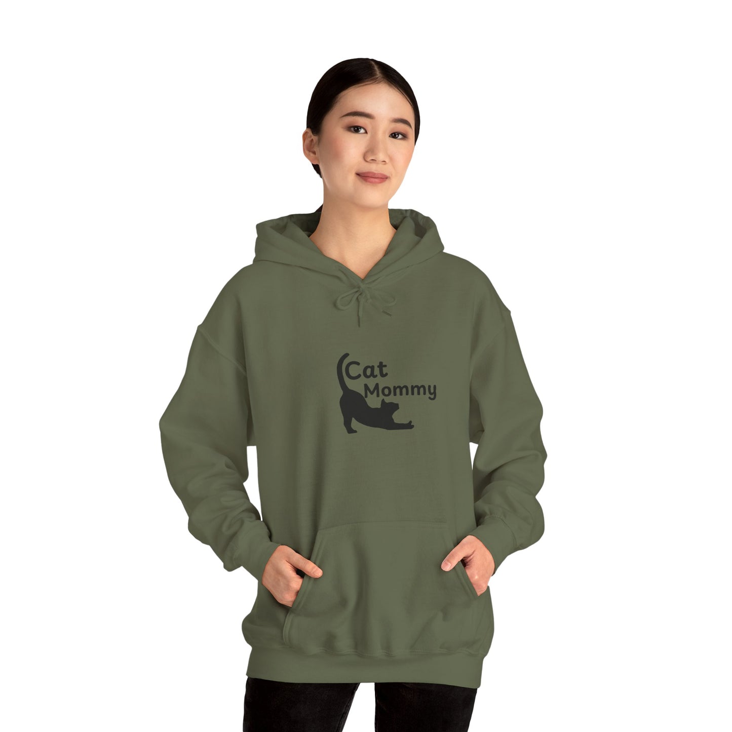 Unisex Hoodie - Cozy Cat Mommy