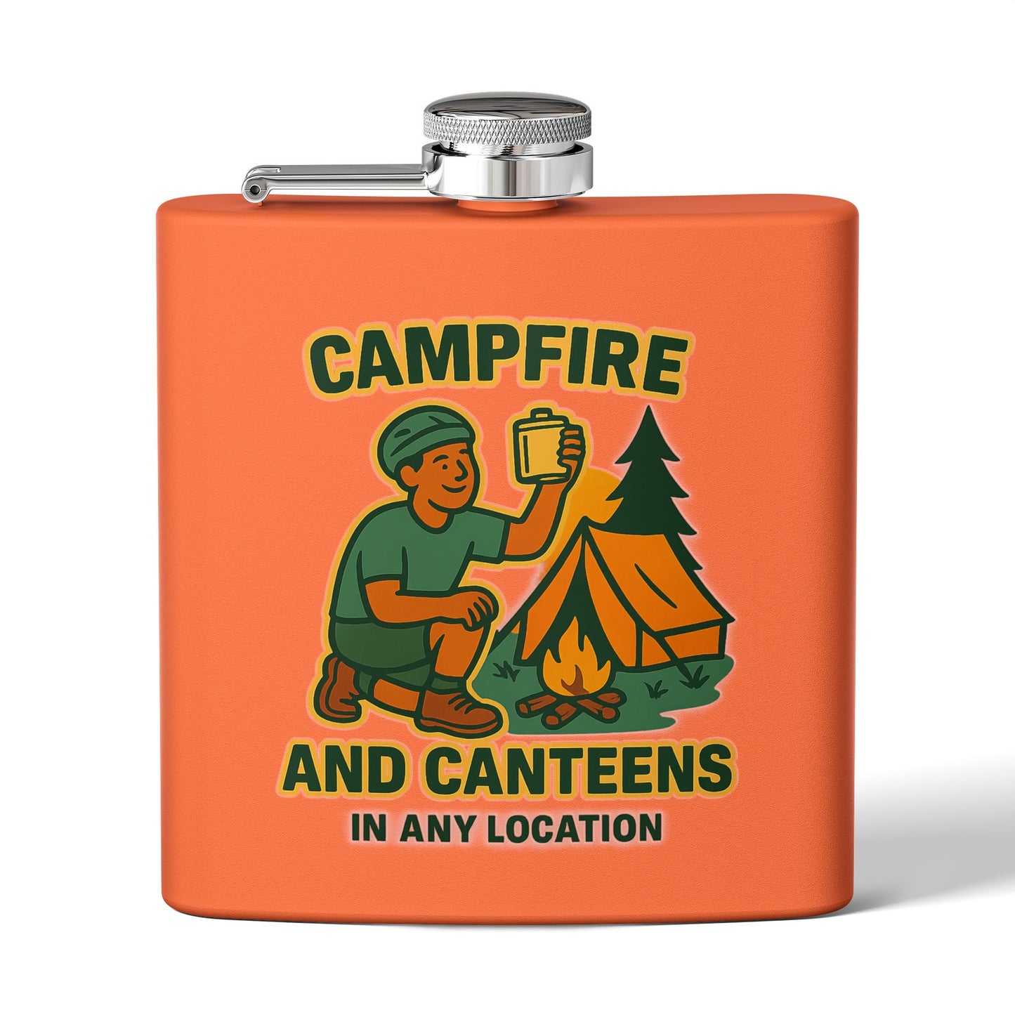 Camping Flask - Campfire and Canteens in Any Location