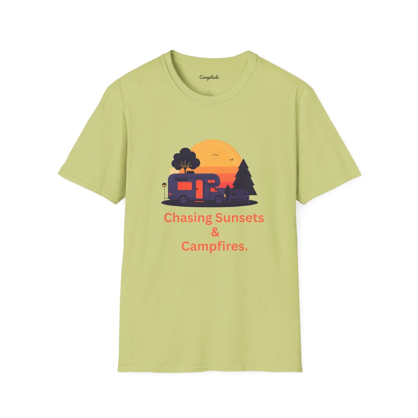 Unisex T-Shirt - Chasing Sunsets & Campfire (Class C Version)