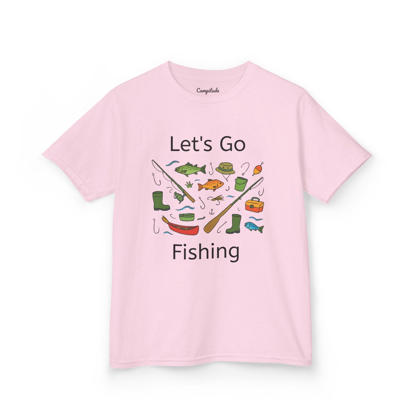 Kids T-Shirt - Let's Go Fishing