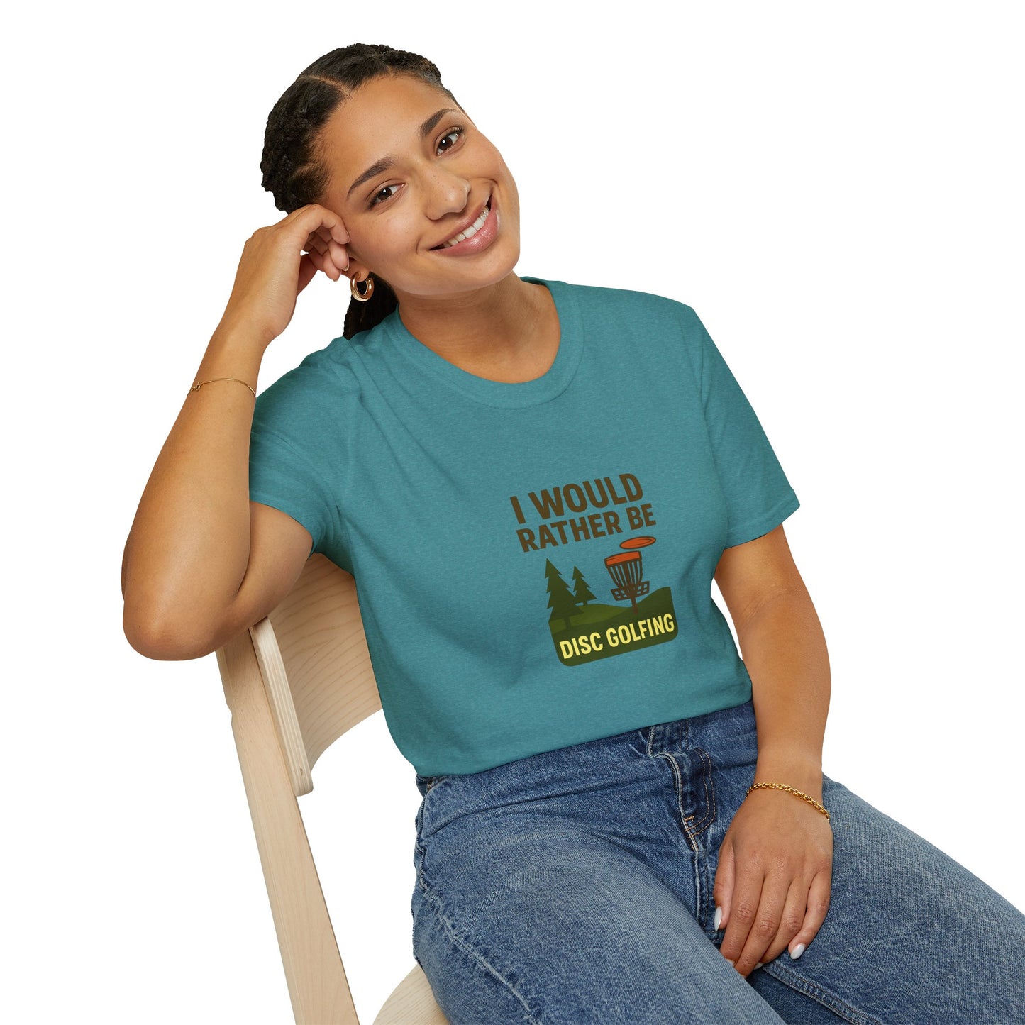 Unisex T-Shirt - I'd Rather Be Disc Golfing V3