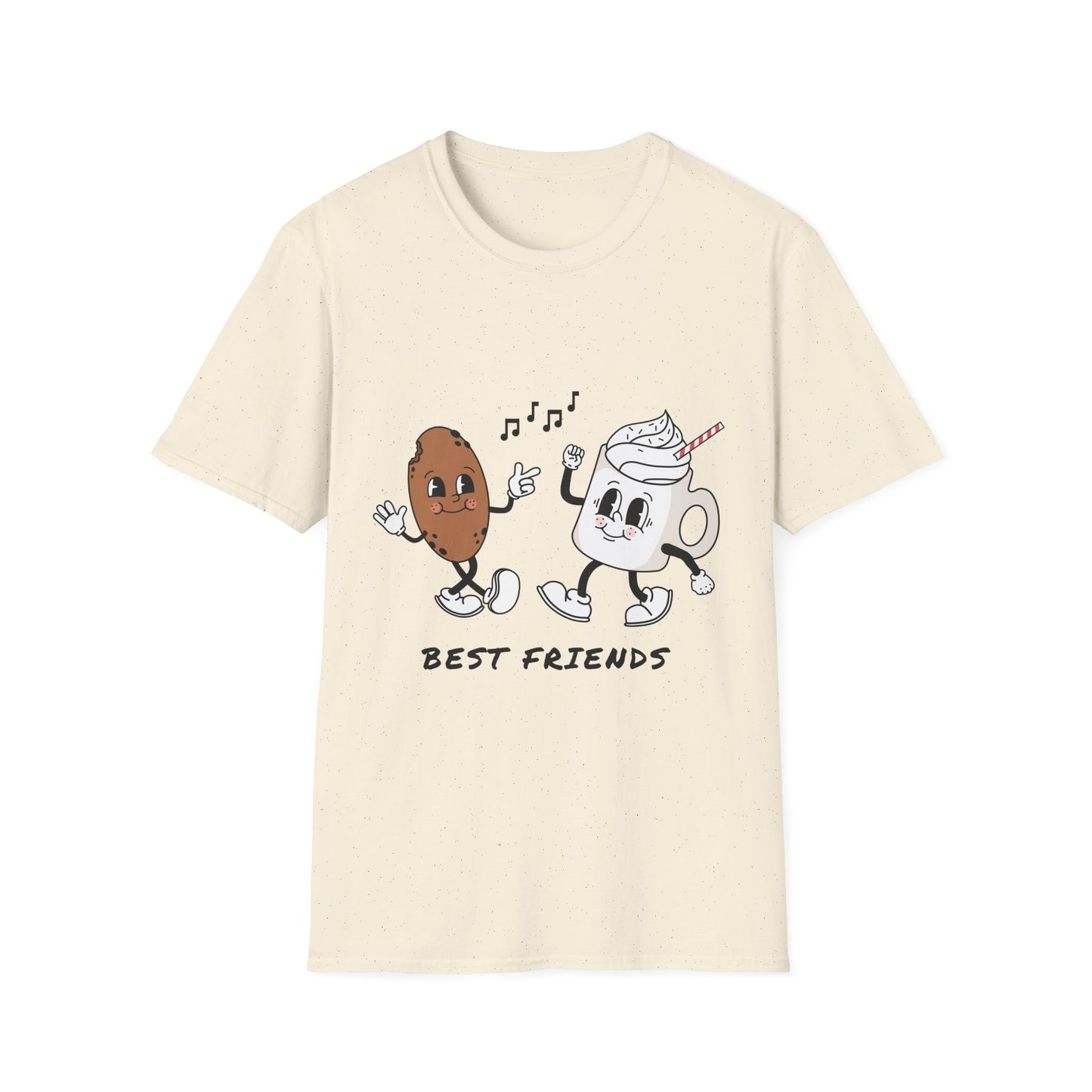 Unisex T-Shirt - Funny Best Friends Coffee & Cookie