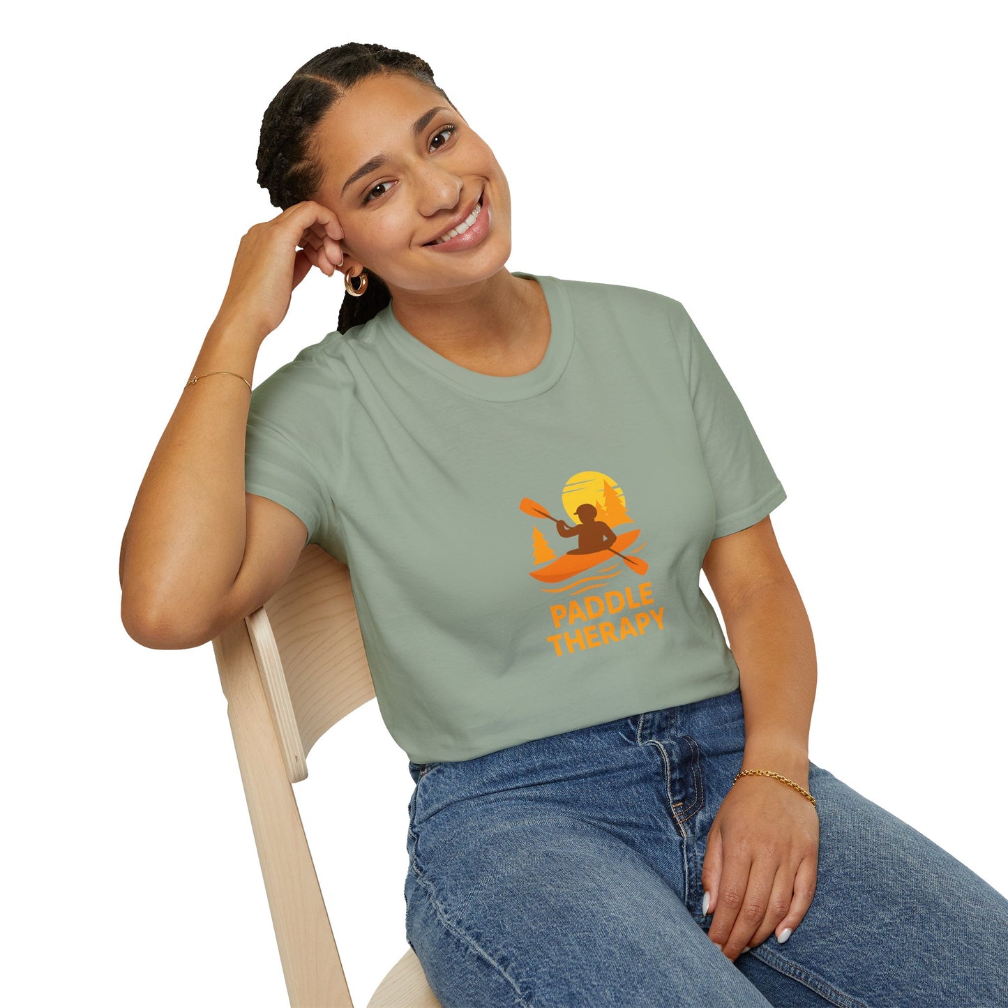 Unisex T-Shirt - Kayaking Paddle Therapy