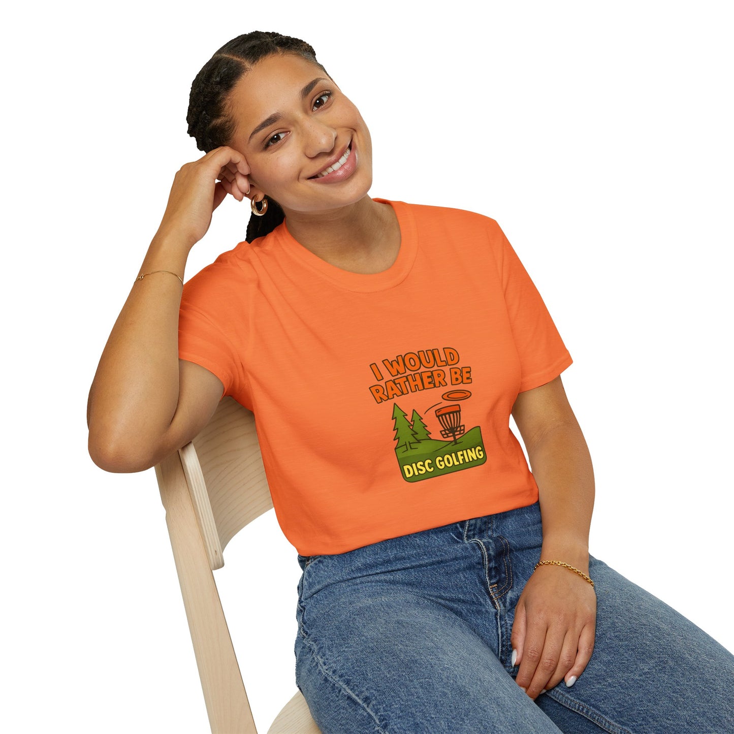 Unisex T-Shirt - I Would Rather Be Disc Golfing v2