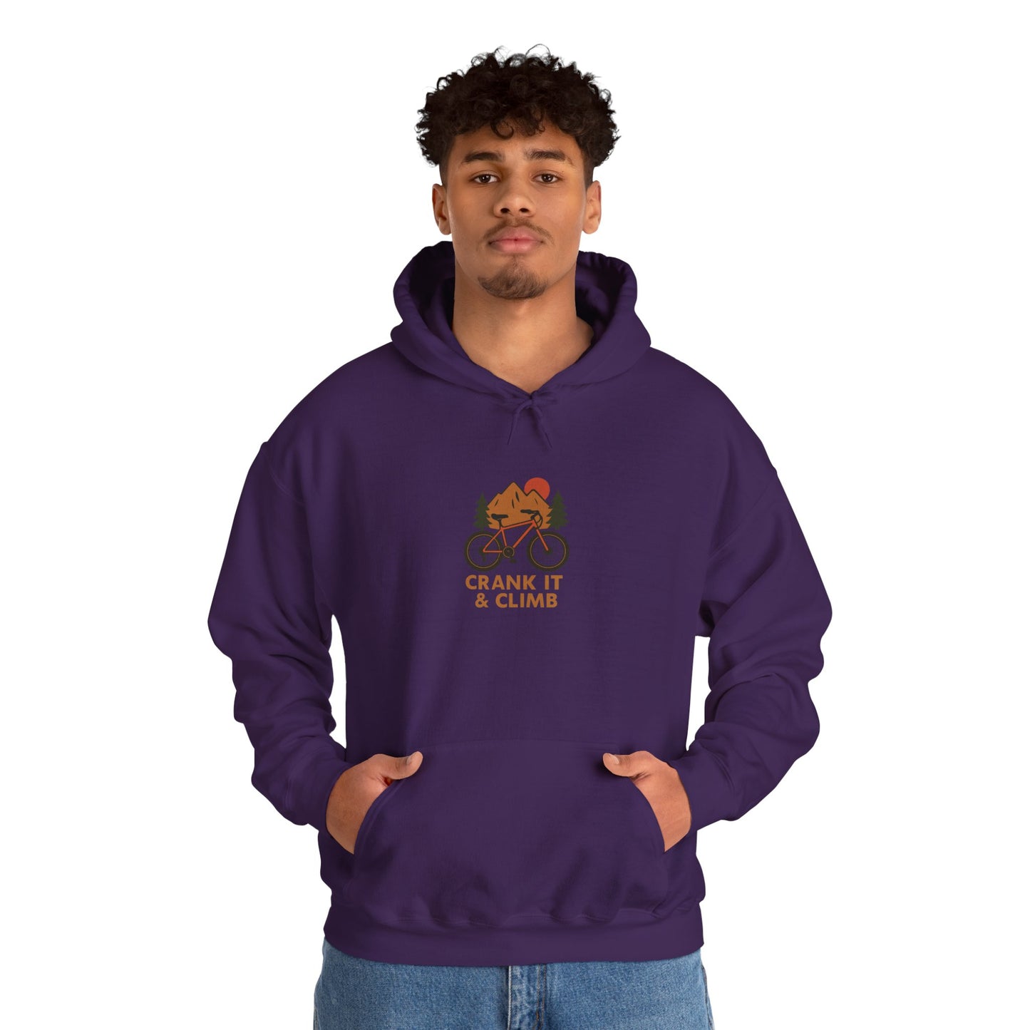 Unisex Hoodie - Crank It & Climb