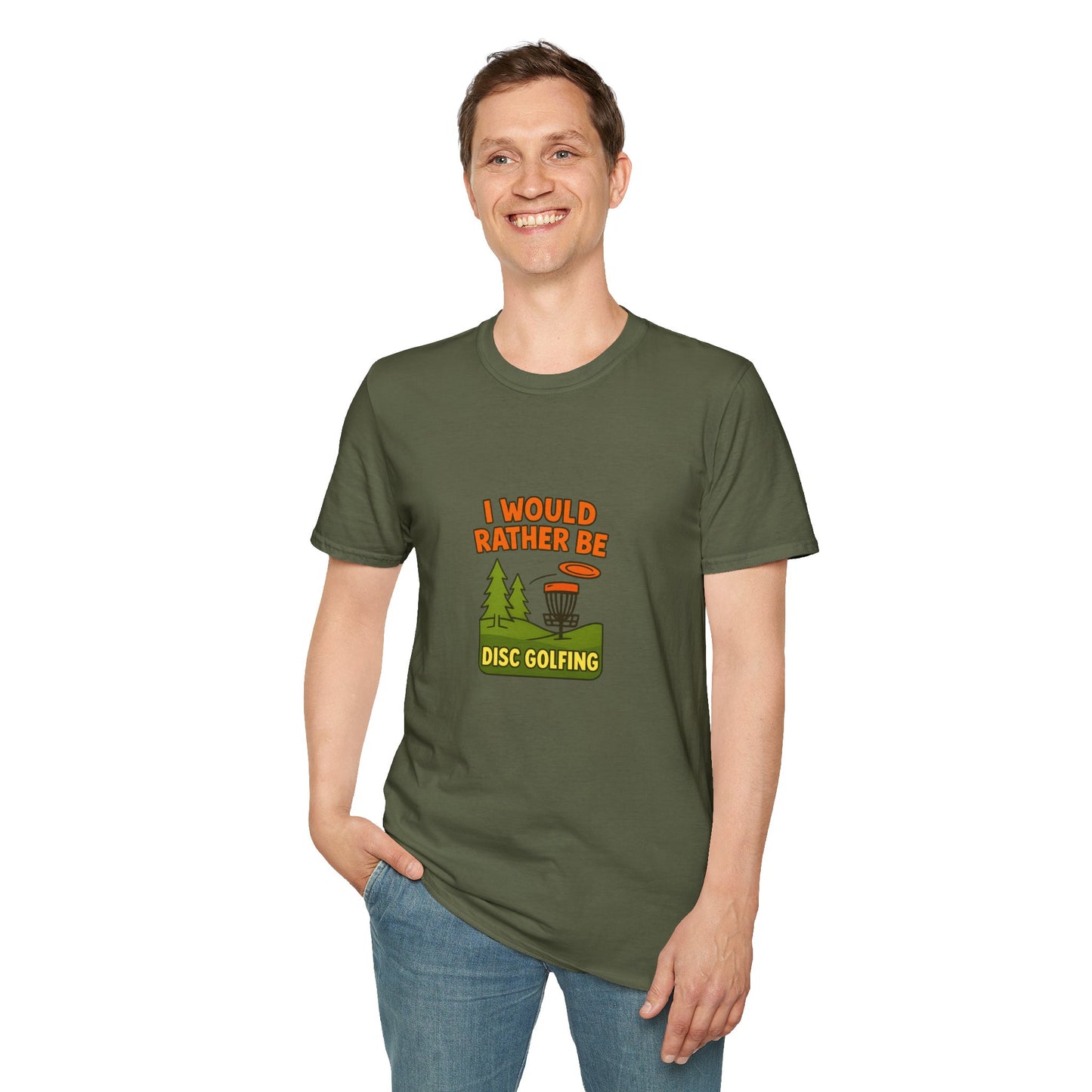 Unisex T-Shirt - I Would Rather Be Disc Golfing v2