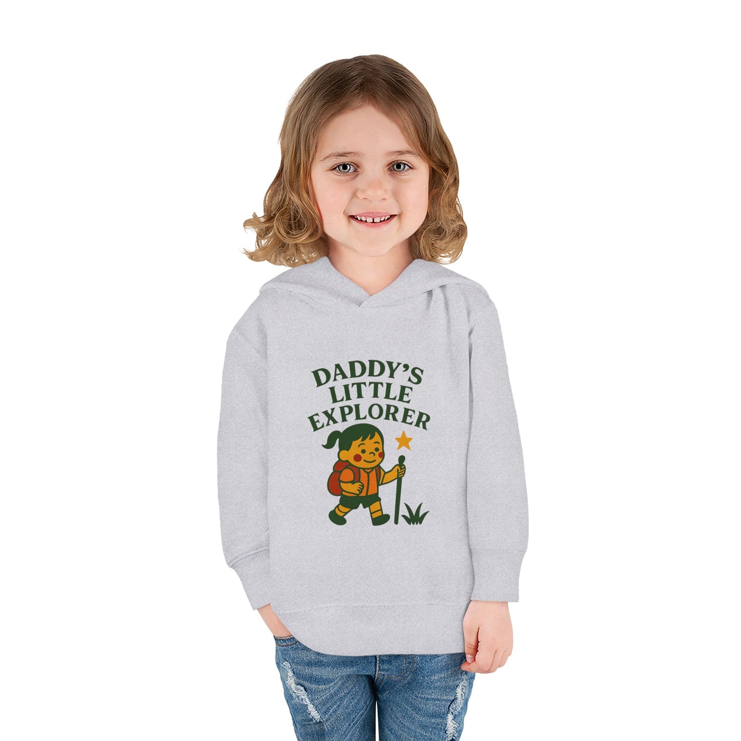Toddler Hoodie - Daddy's Little Explorer (Girl)