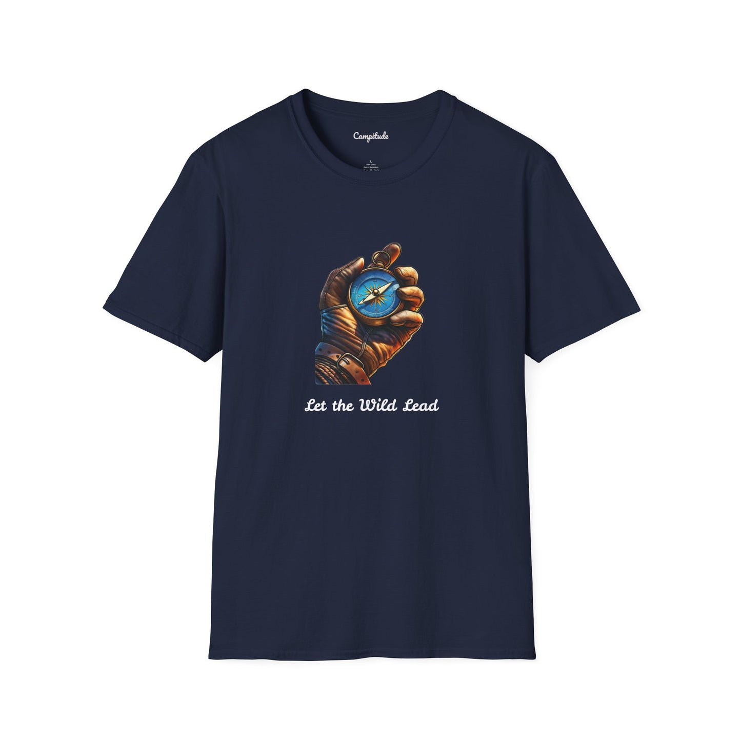 Unisex T-Shirt - Let the Wild Lead Adventure Compass