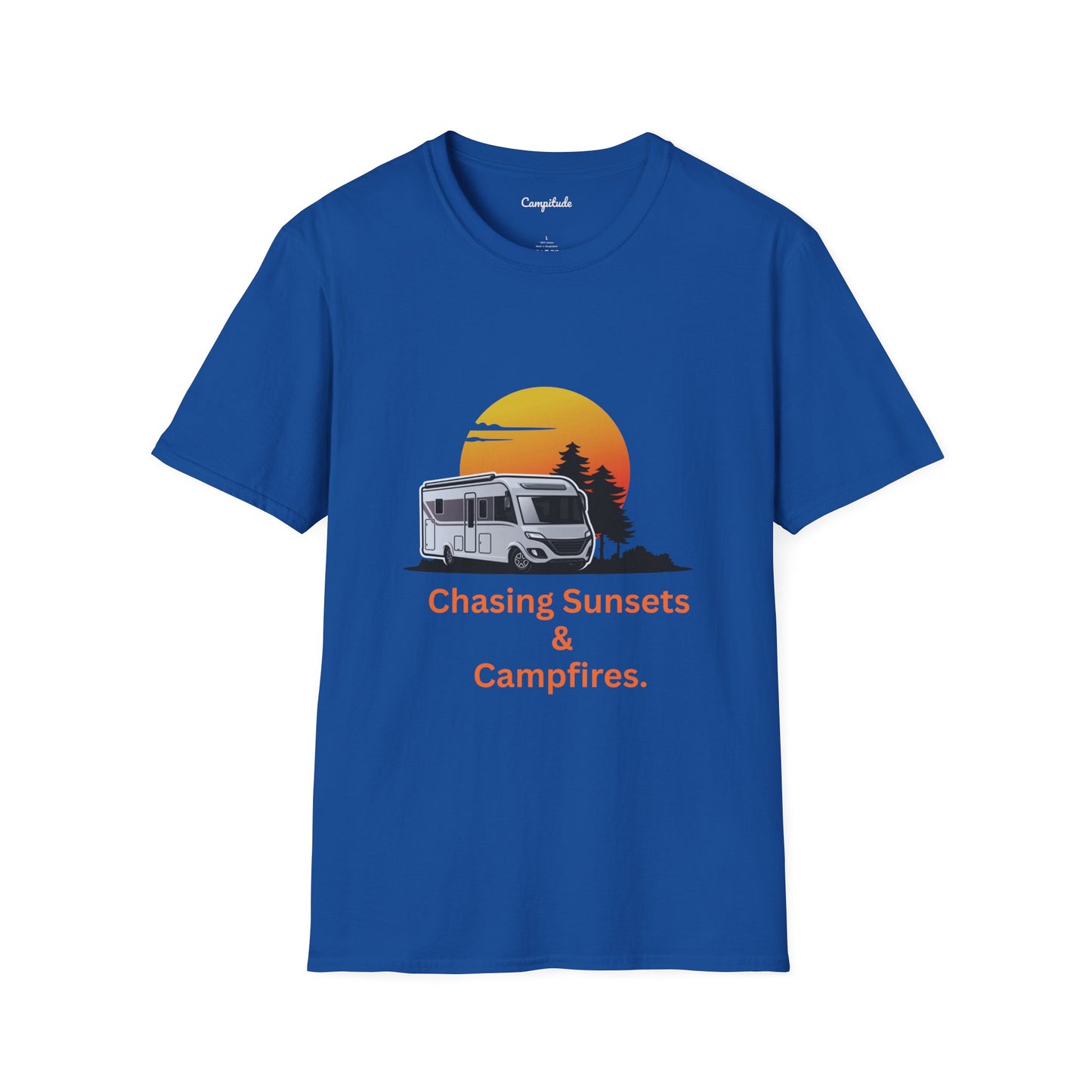 Unisex T-Shirt - Chasing Sunsets & Campfire (Class A Version)