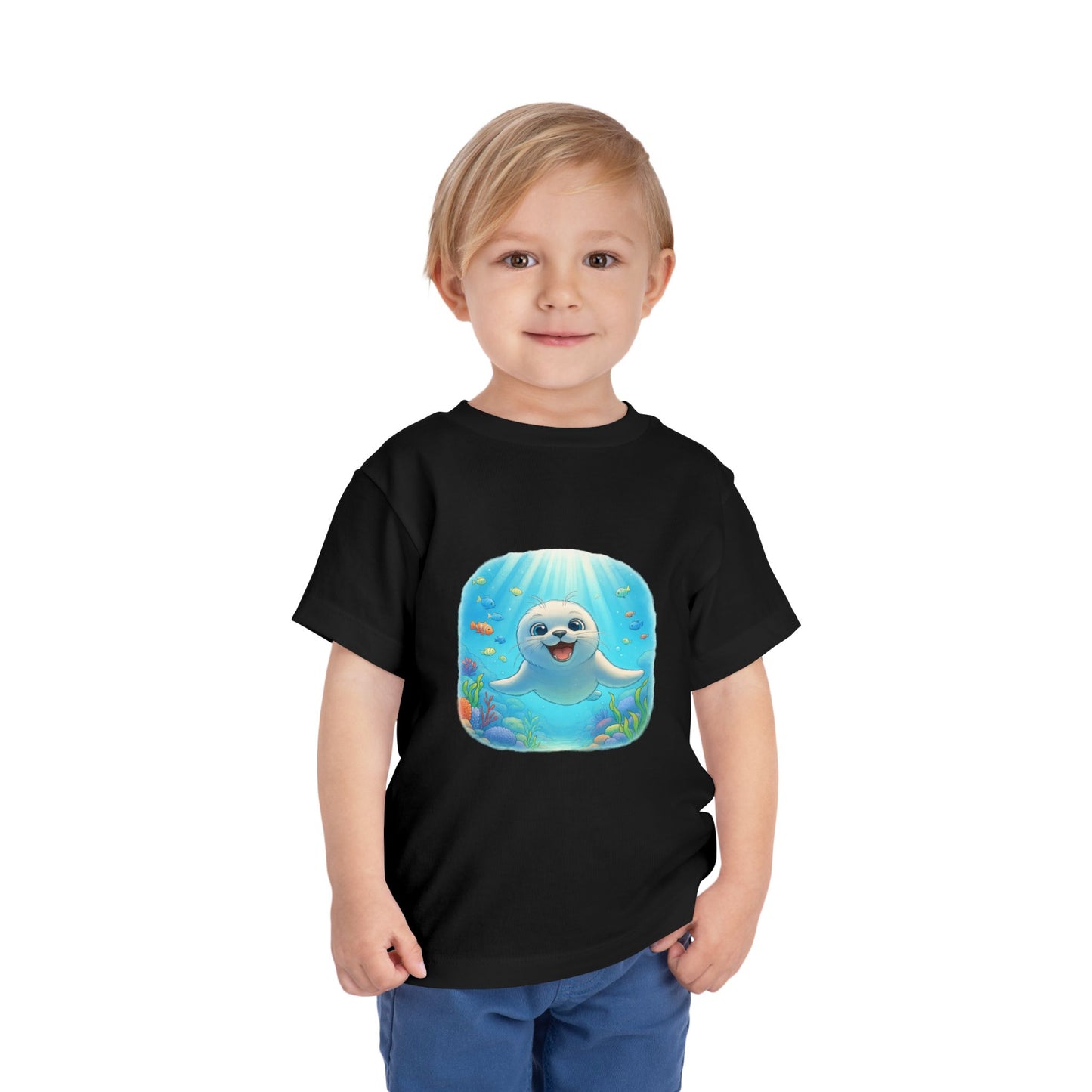 Adorable Seal Graphic Toddler T-Shirt