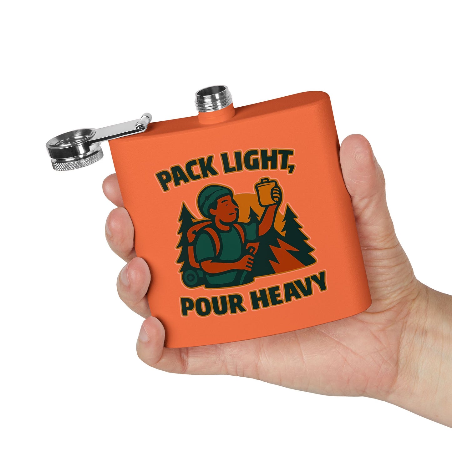 Hiking Flask - Pack Light Pour Heavy