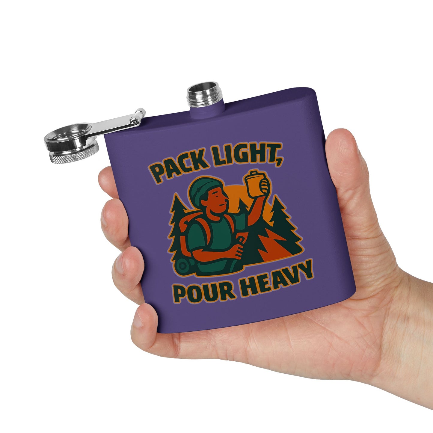 Hiking Flask - Pack Light Pour Heavy