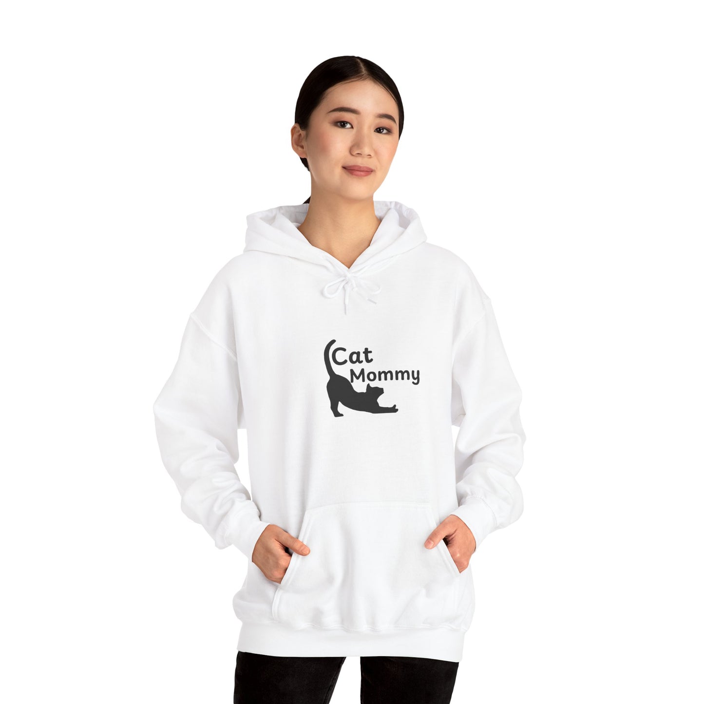 Unisex Hoodie - Cozy Cat Mommy