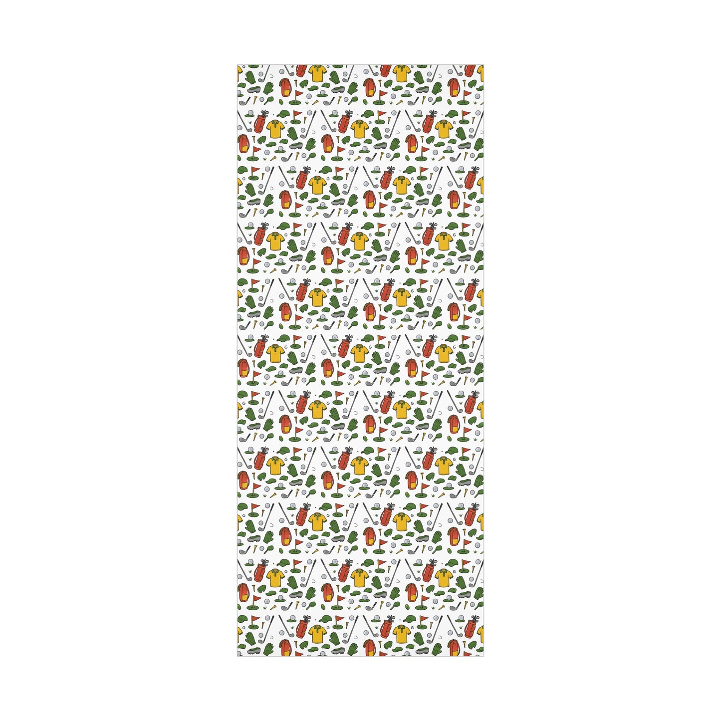 Eco-Friendly Golf-Themed Gift Wrap Paper