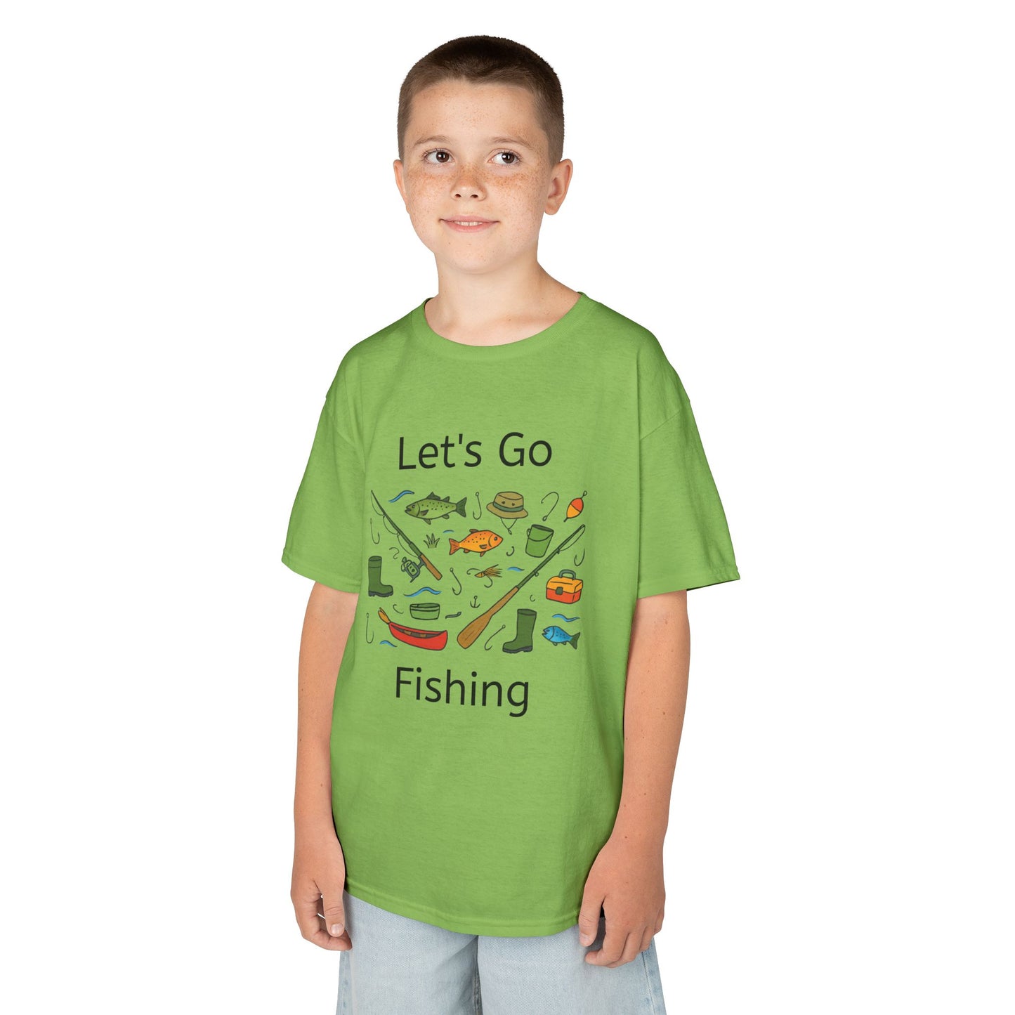 Kids T-Shirt - Let's Go Fishing