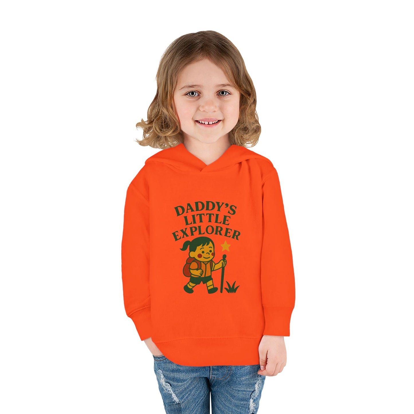 Toddler Hoodie - Daddy's Little Explorer (Girl)