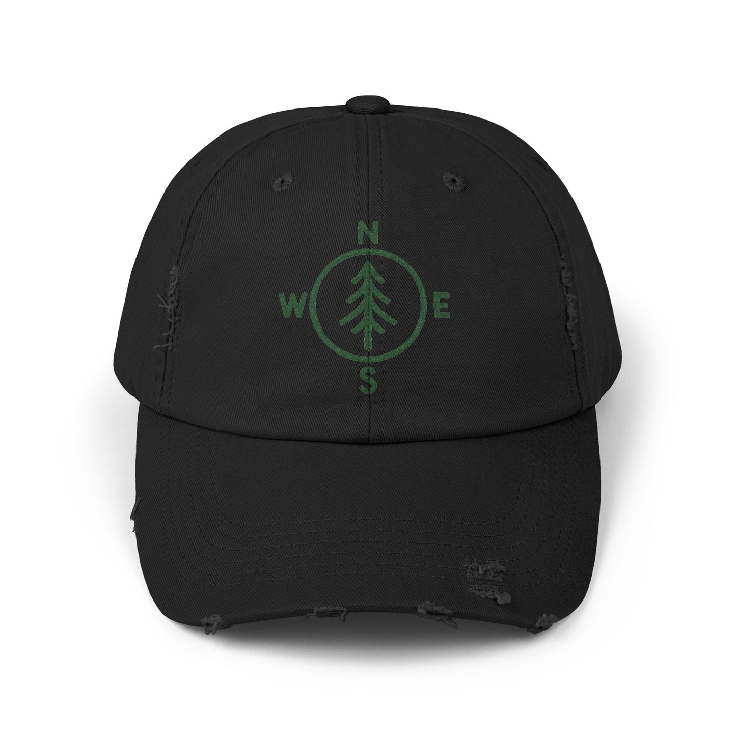 Distressed Cap - Compass Design