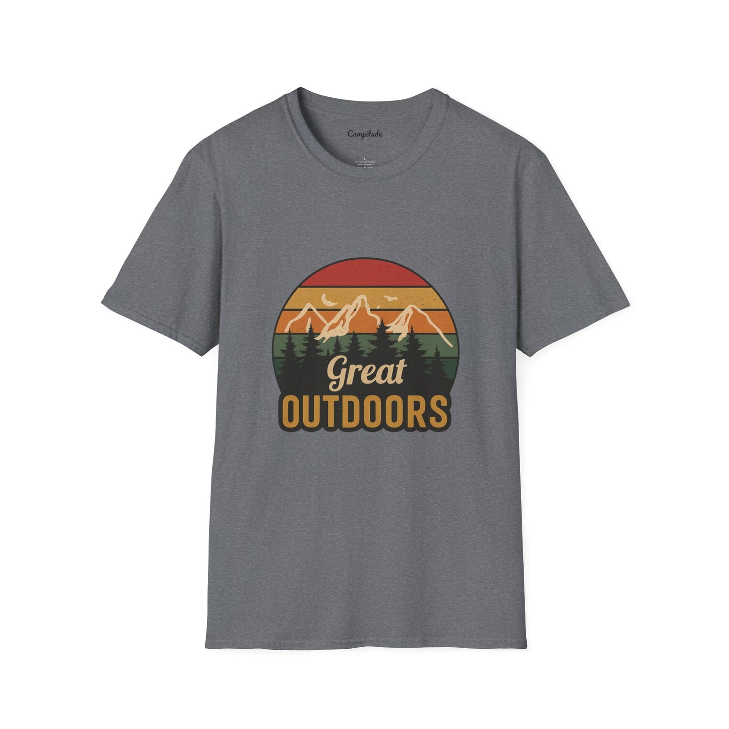 Unisex T-Shirt - Great Outdoors Mountain