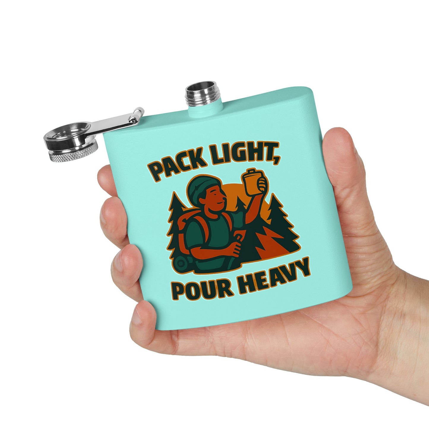 Hiking Flask - Pack Light Pour Heavy