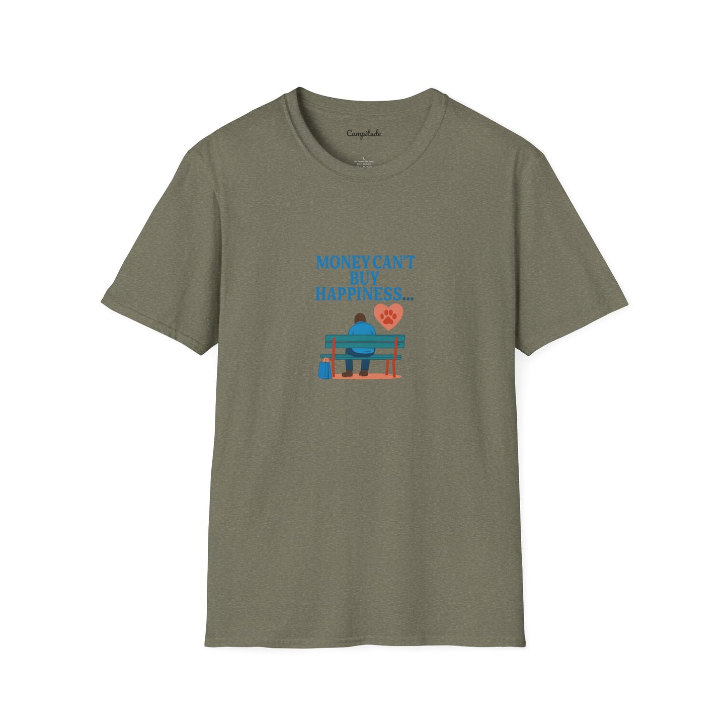 Unisex T-Shirt - Adopt A Pet Love (2-sided graphic)