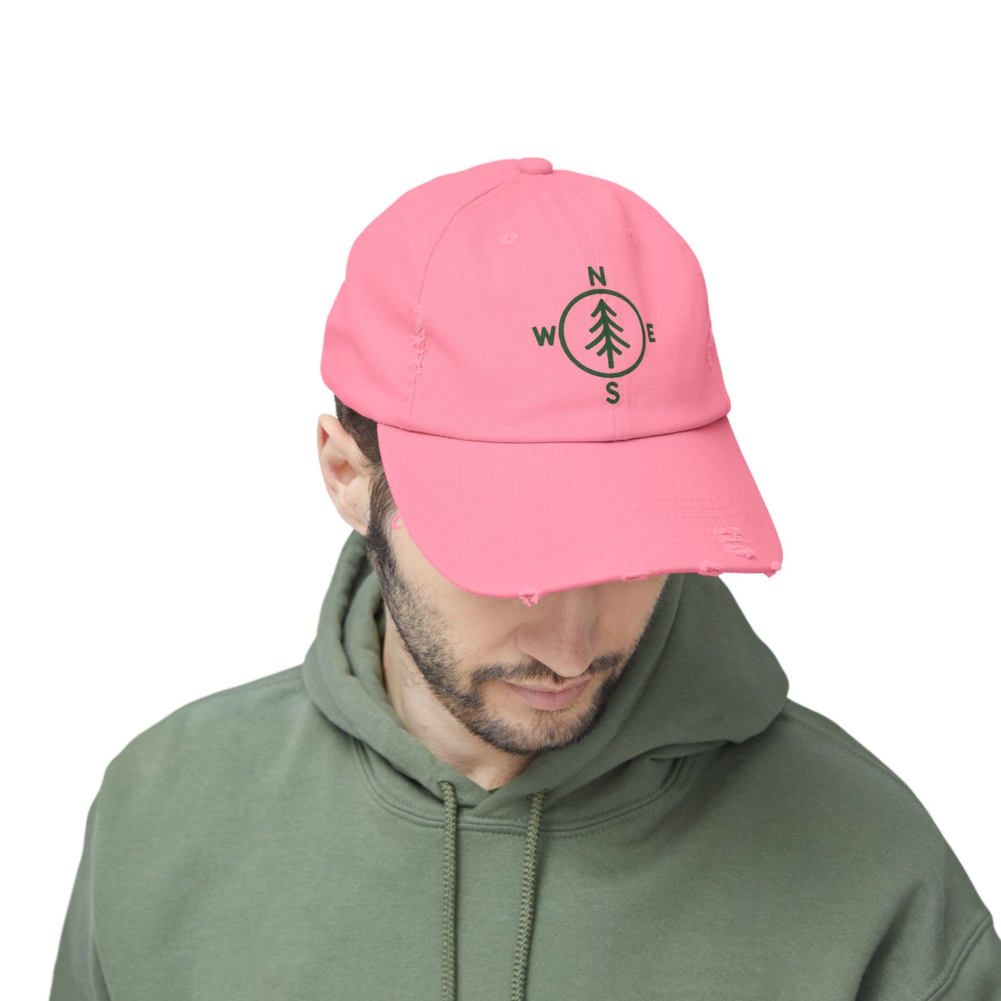 Distressed Cap - Compass Design