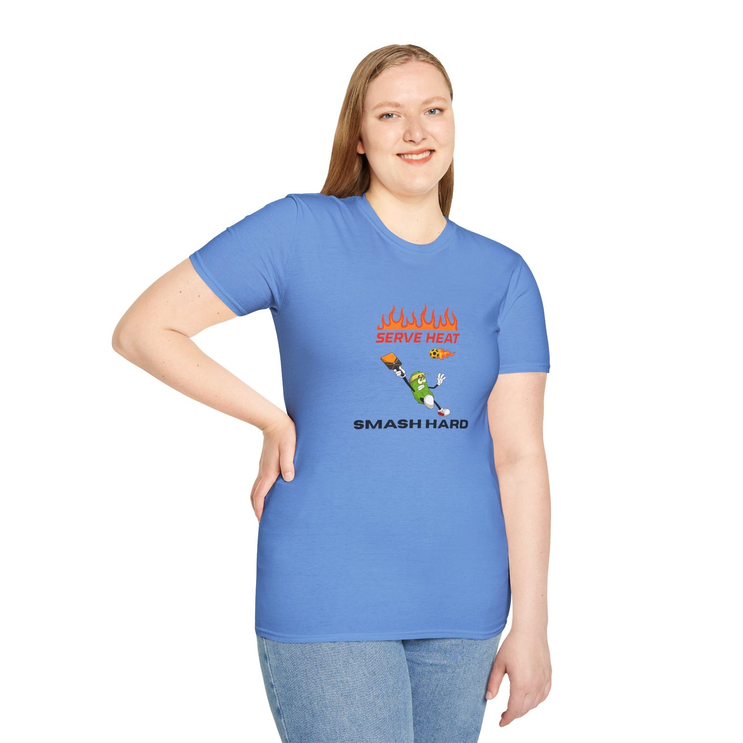 Unisex T-Shirt - Serve Heat Smash Hard