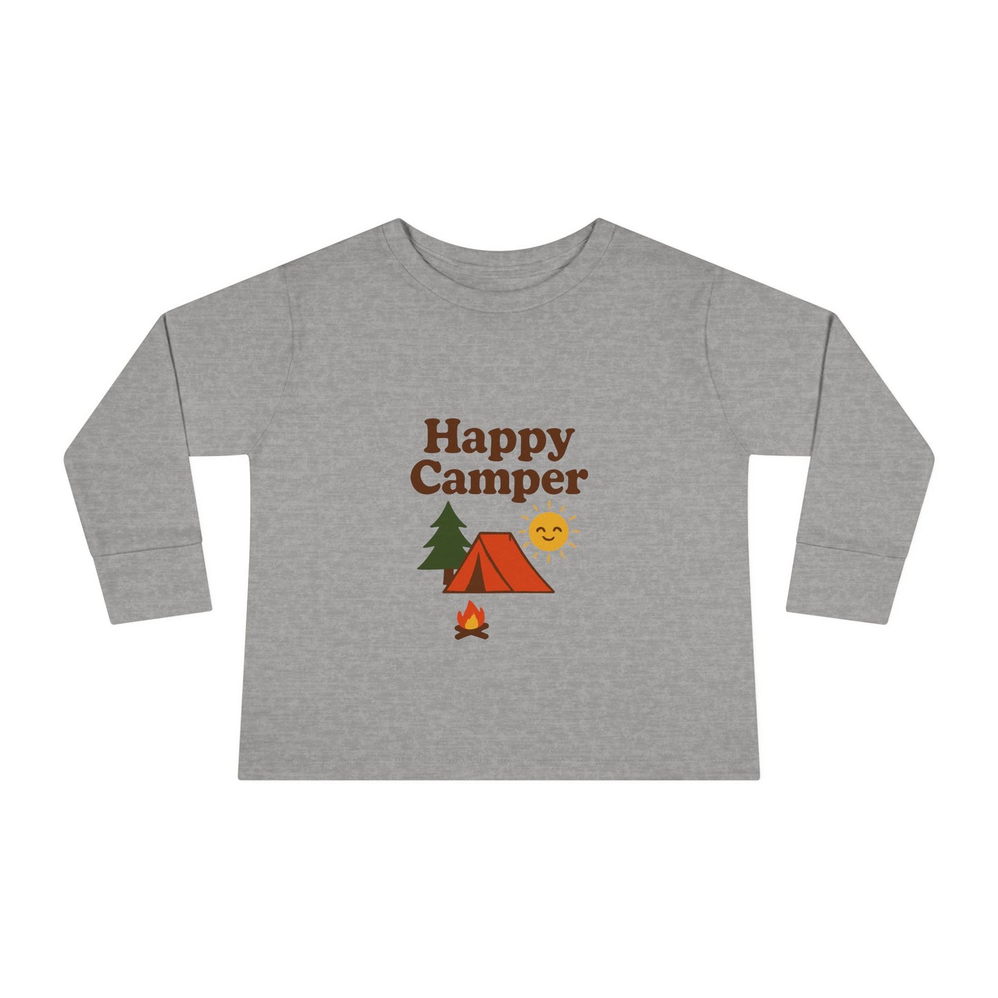 Toddler Long Sleeve T-Shirt - Happy Camper