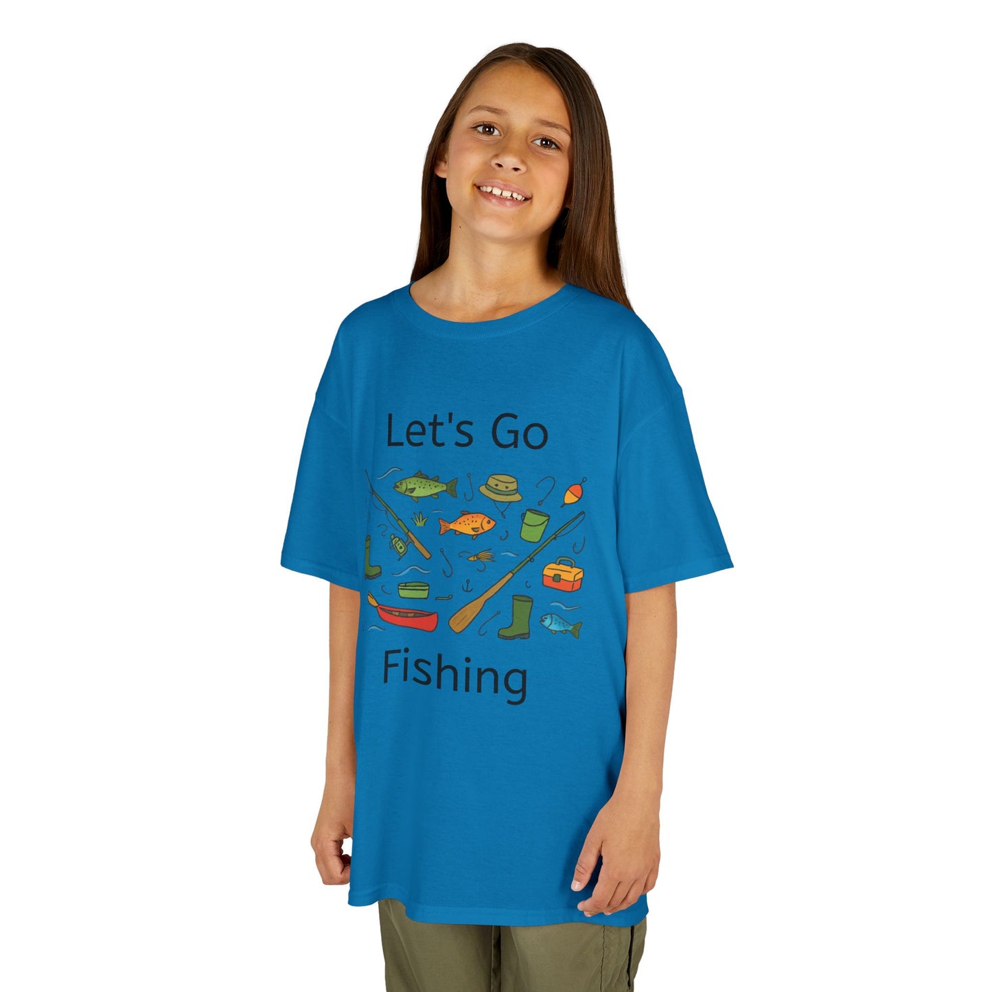 Kids T-Shirt - Let's Go Fishing