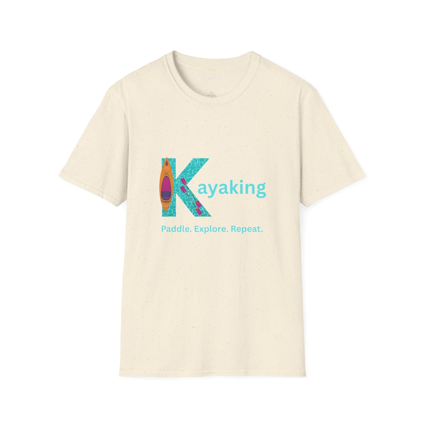 Unisex T-Shirt - Kayak, Paddle, Explore, Repeat