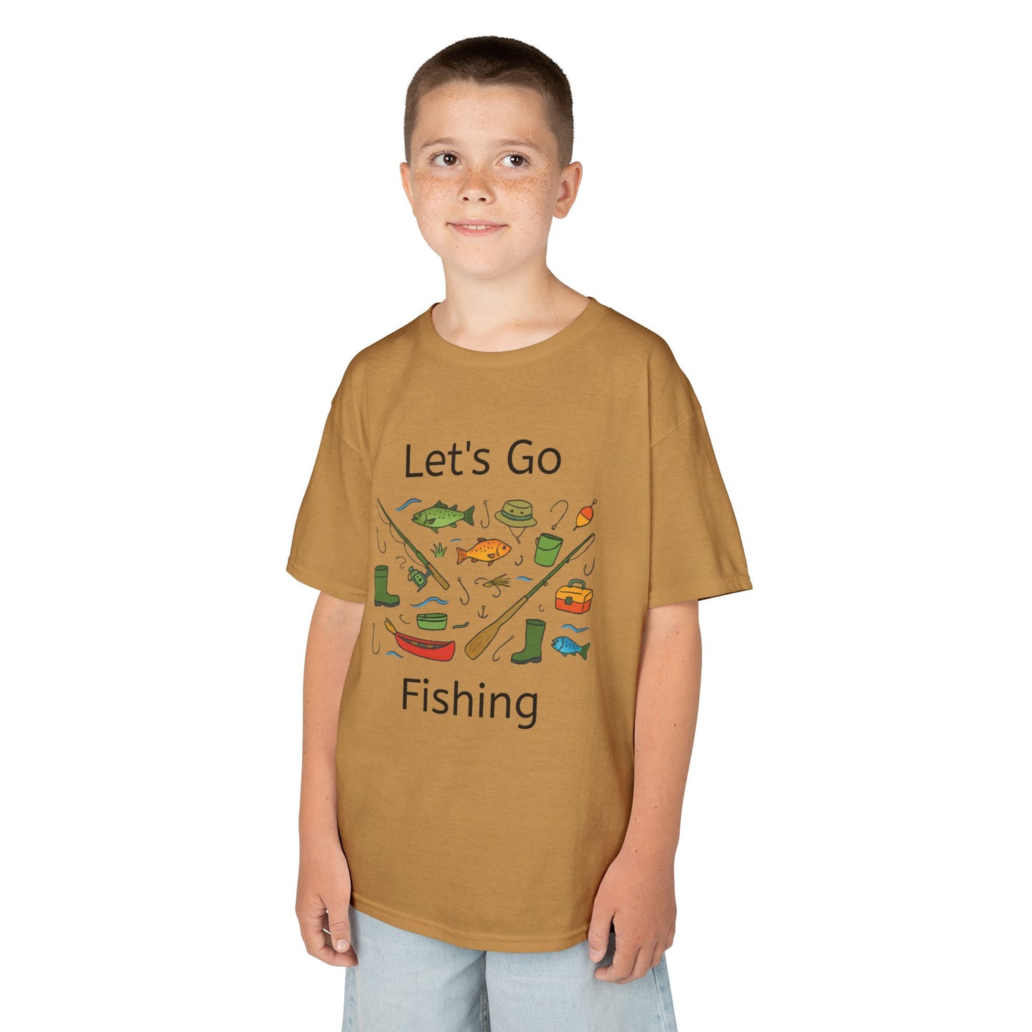 Kids T-Shirt - Let's Go Fishing
