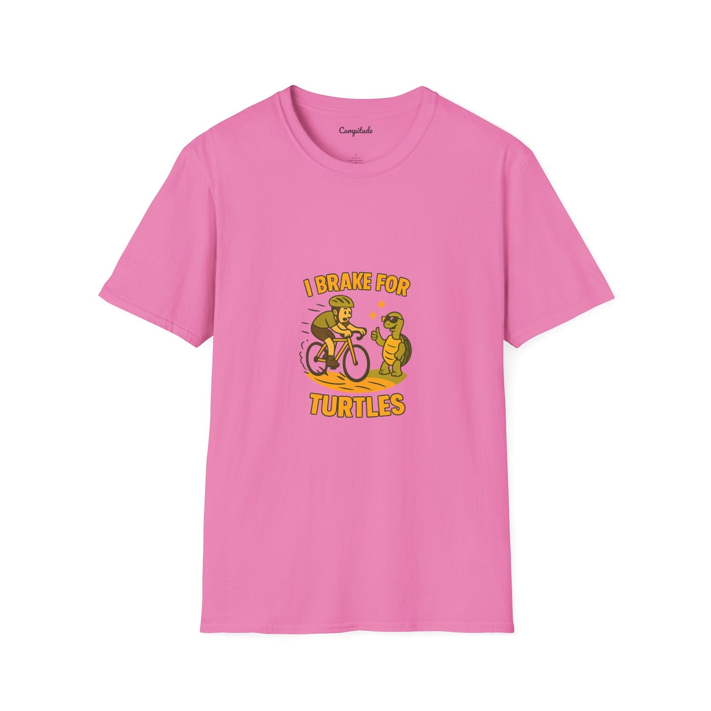 Unisex T-Shirt - Cyclist I Brake for Turtles