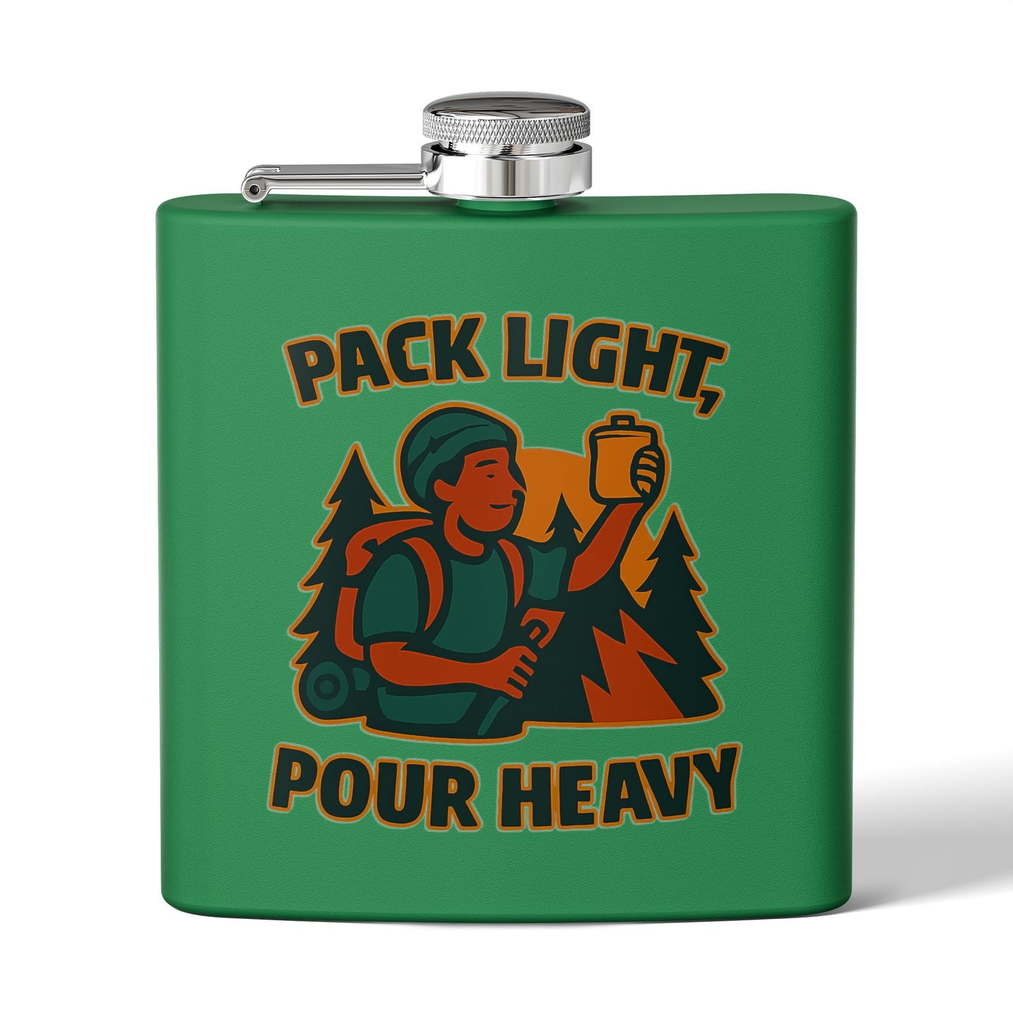 Hiking Flask - Pack Light Pour Heavy