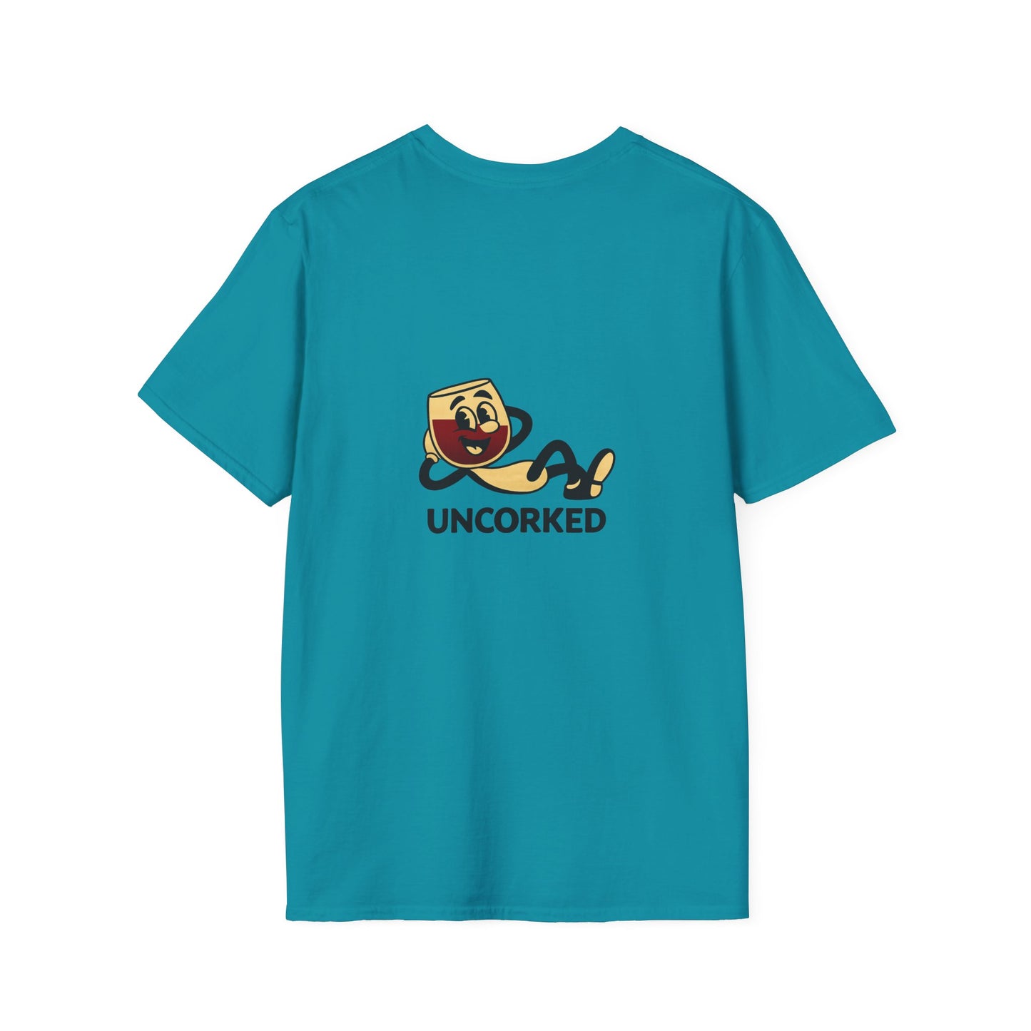 Unisex T-Shirt - Uncorked - Wine (2-sided graphic)
