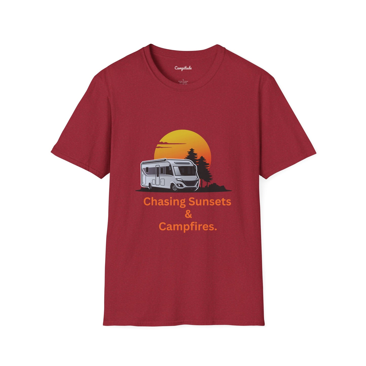Unisex T-Shirt - Chasing Sunsets & Campfire (Class A Version)