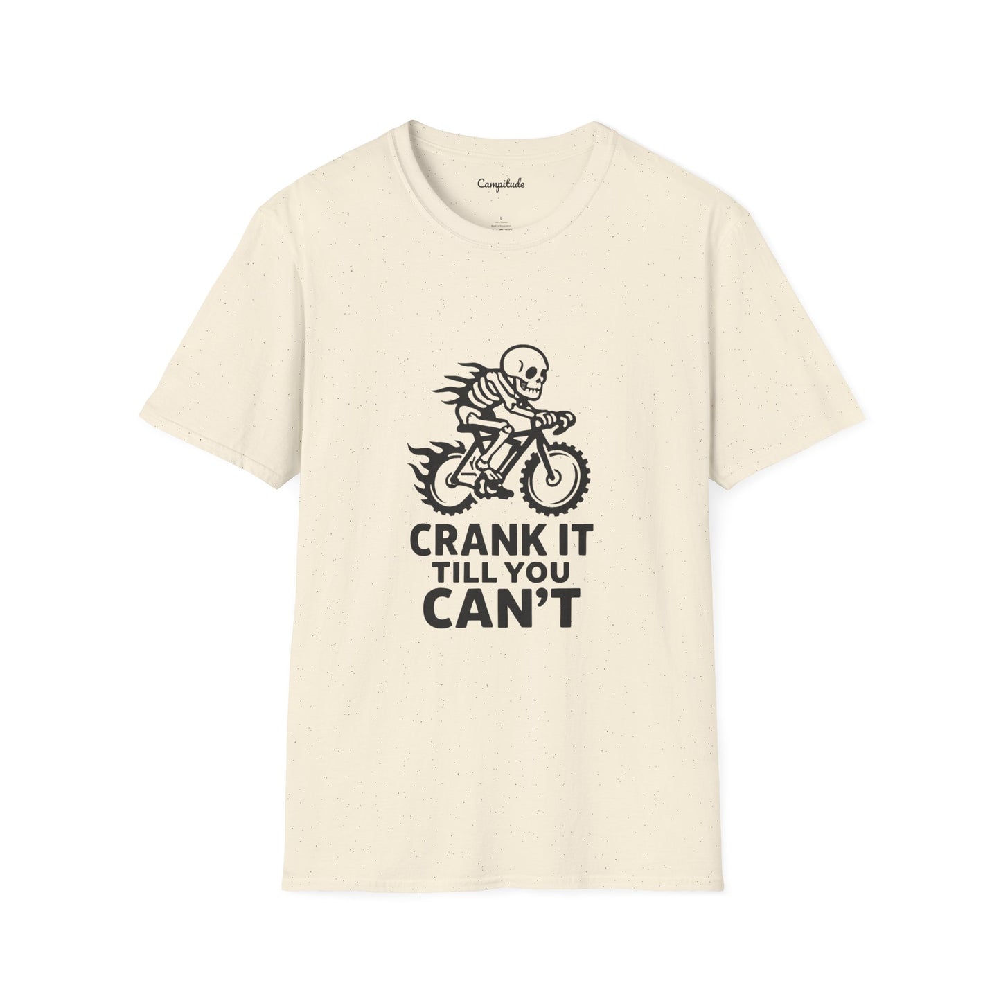 Unisex T-Shirt - Cool Skeleton Bike Rider