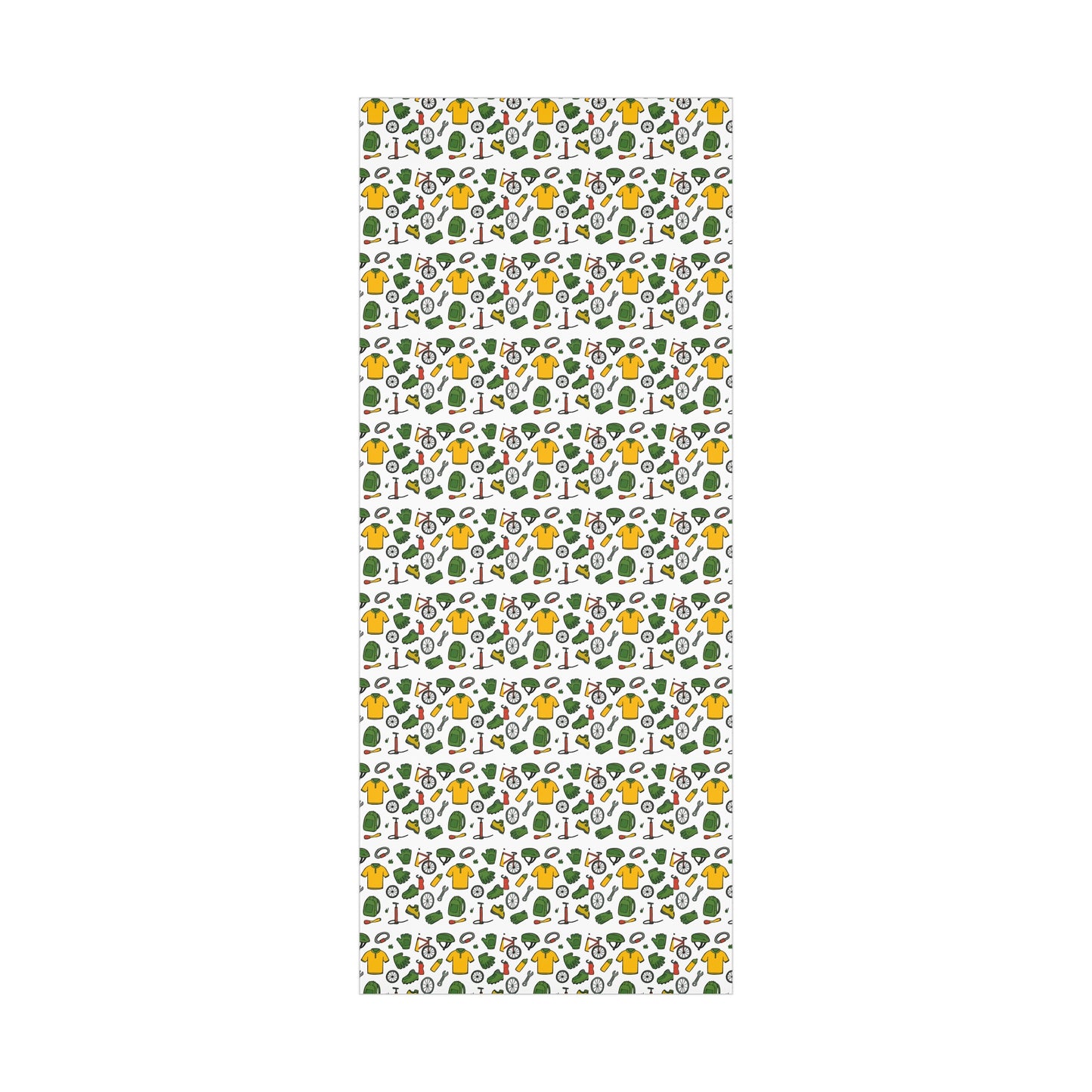 Eco-Friendly Bicyclist-Themed Gift Wrap Paper