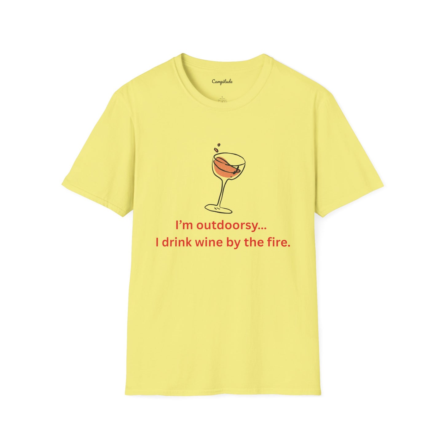 Unisex T-Shirt - Wine by the Fire