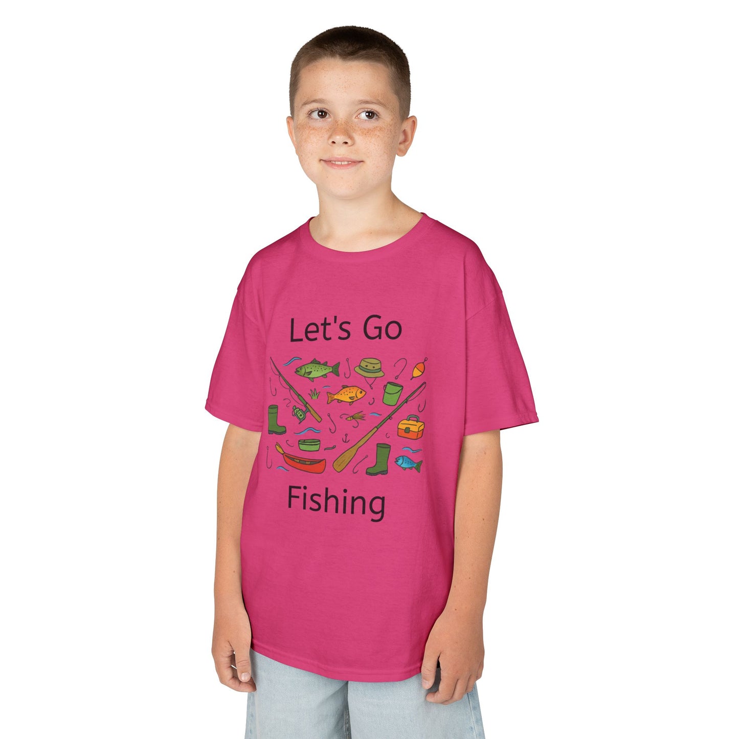 Kids T-Shirt - Let's Go Fishing