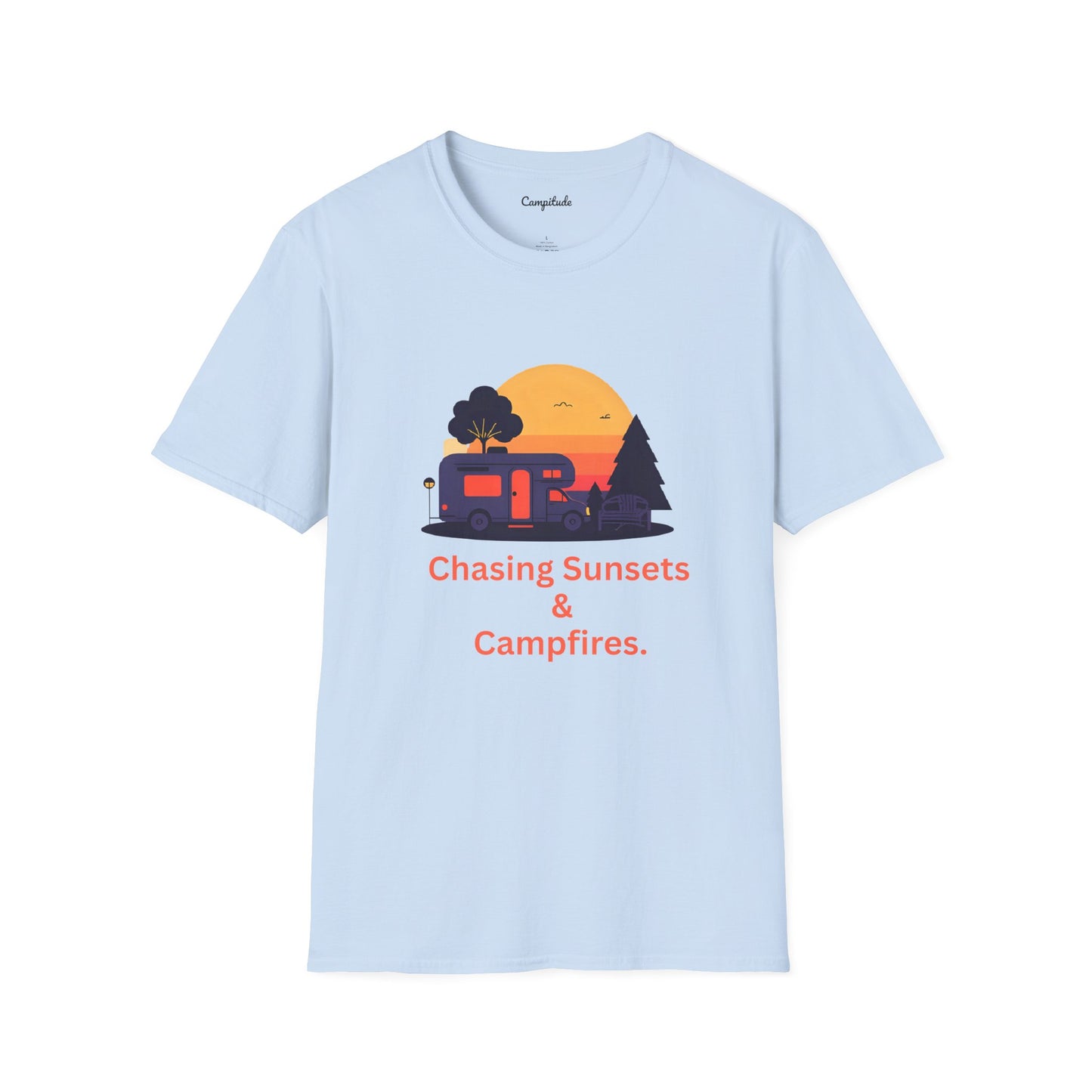 Unisex T-Shirt - Chasing Sunsets & Campfire (Class C Version)