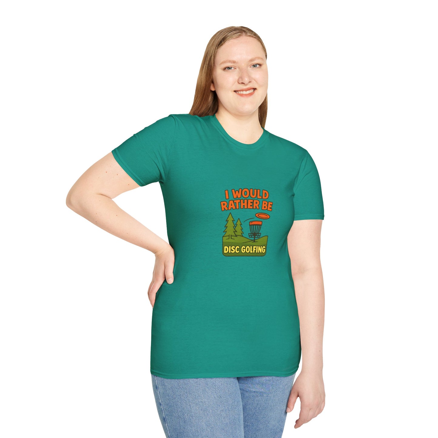 Unisex T-Shirt - I Would Rather Be Disc Golfing v2