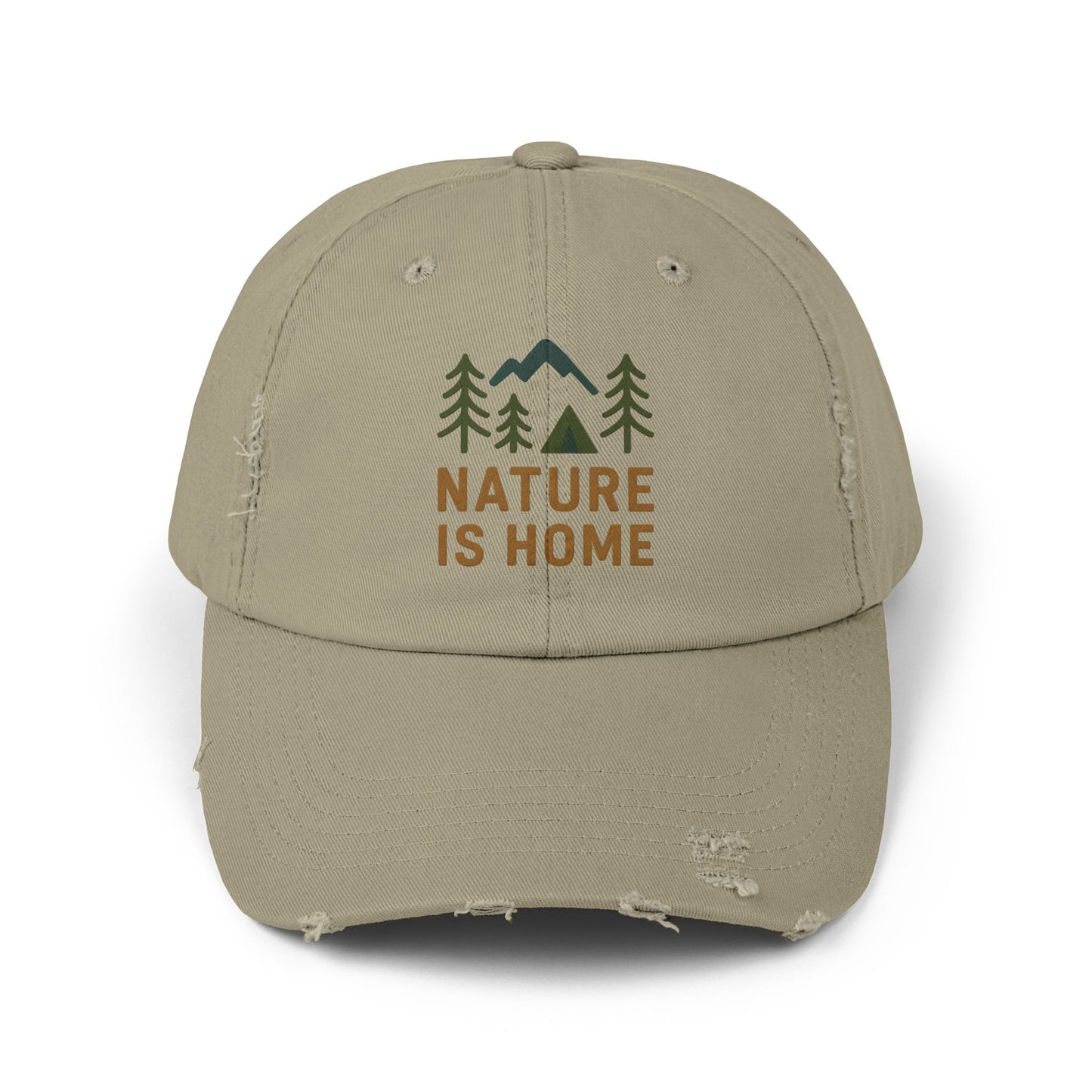 Distressed Cap - Nature is Home