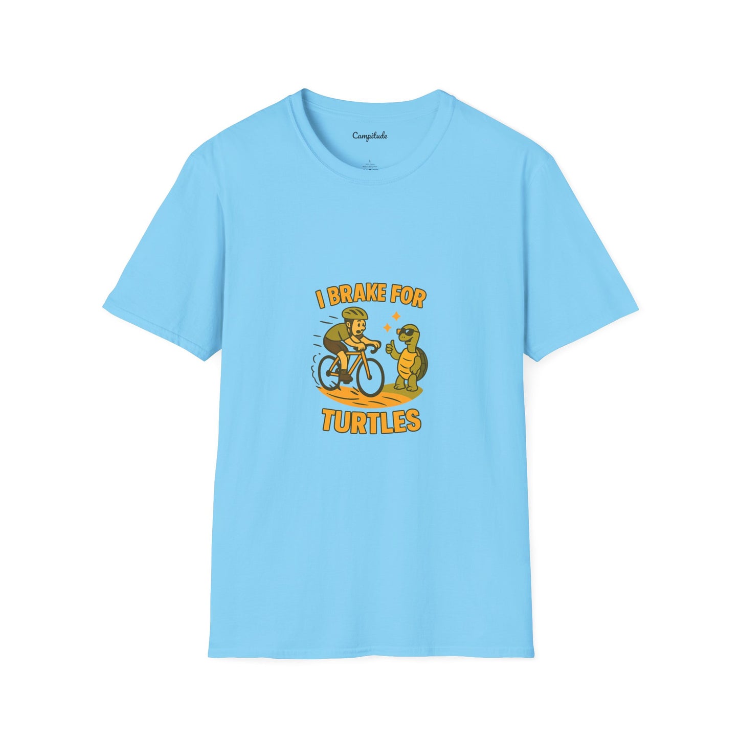 Unisex T-Shirt - Cyclist I Brake for Turtles