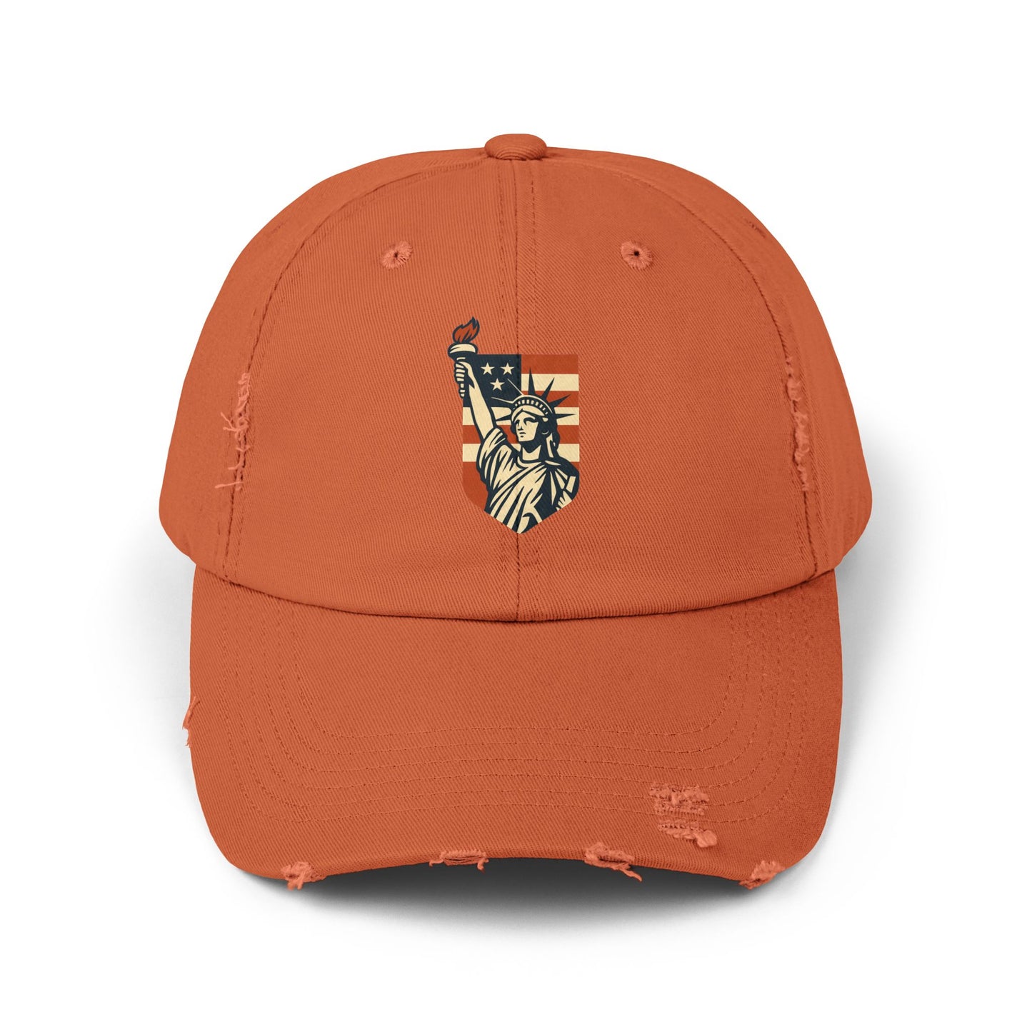 Distressed Cap - Vintage Lady Liberty